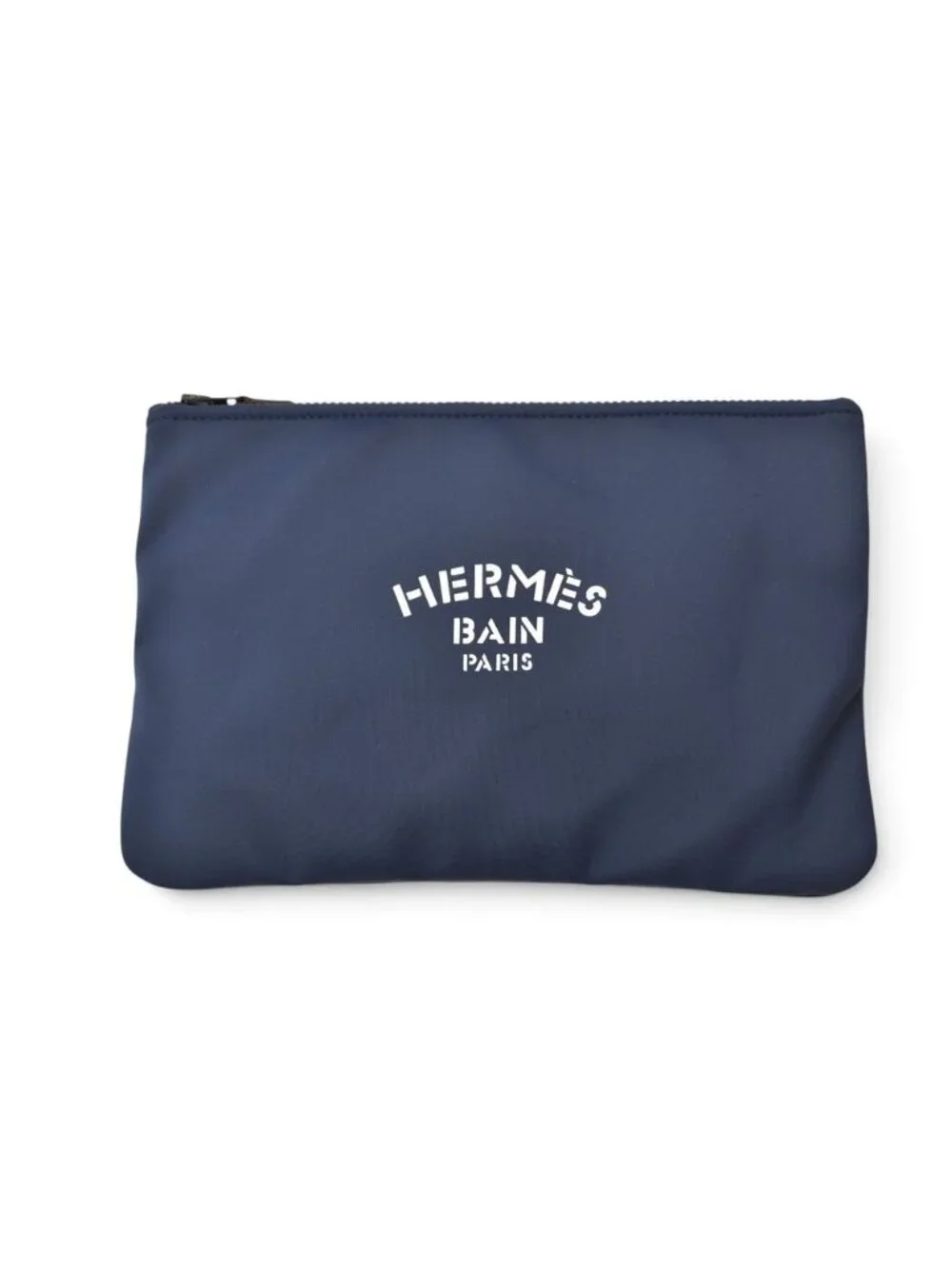Hermes Pouch Flat Neobain MM Nylon Navy